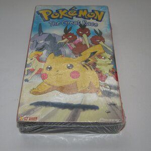 Pokémon VHS | The Great Race Vintage Anime 90s Cartoon | Sealed